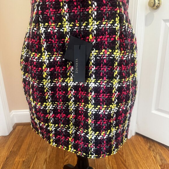 Versace Tweed Mini Skirt size IT44, US 8 - Picture 2 of 3